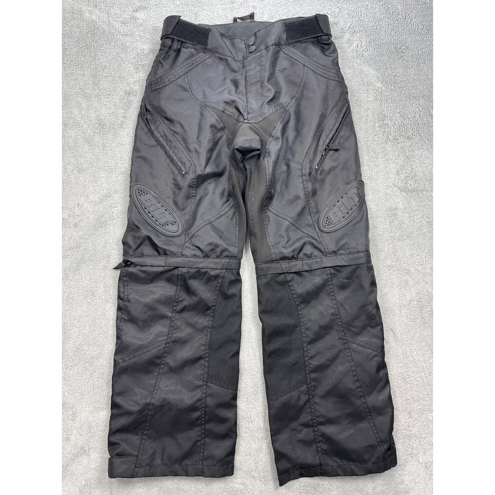 BILT Blorp 2 Motorcycle Pants Mens 30 Black Mesh Convertible Dirt Bike Riding